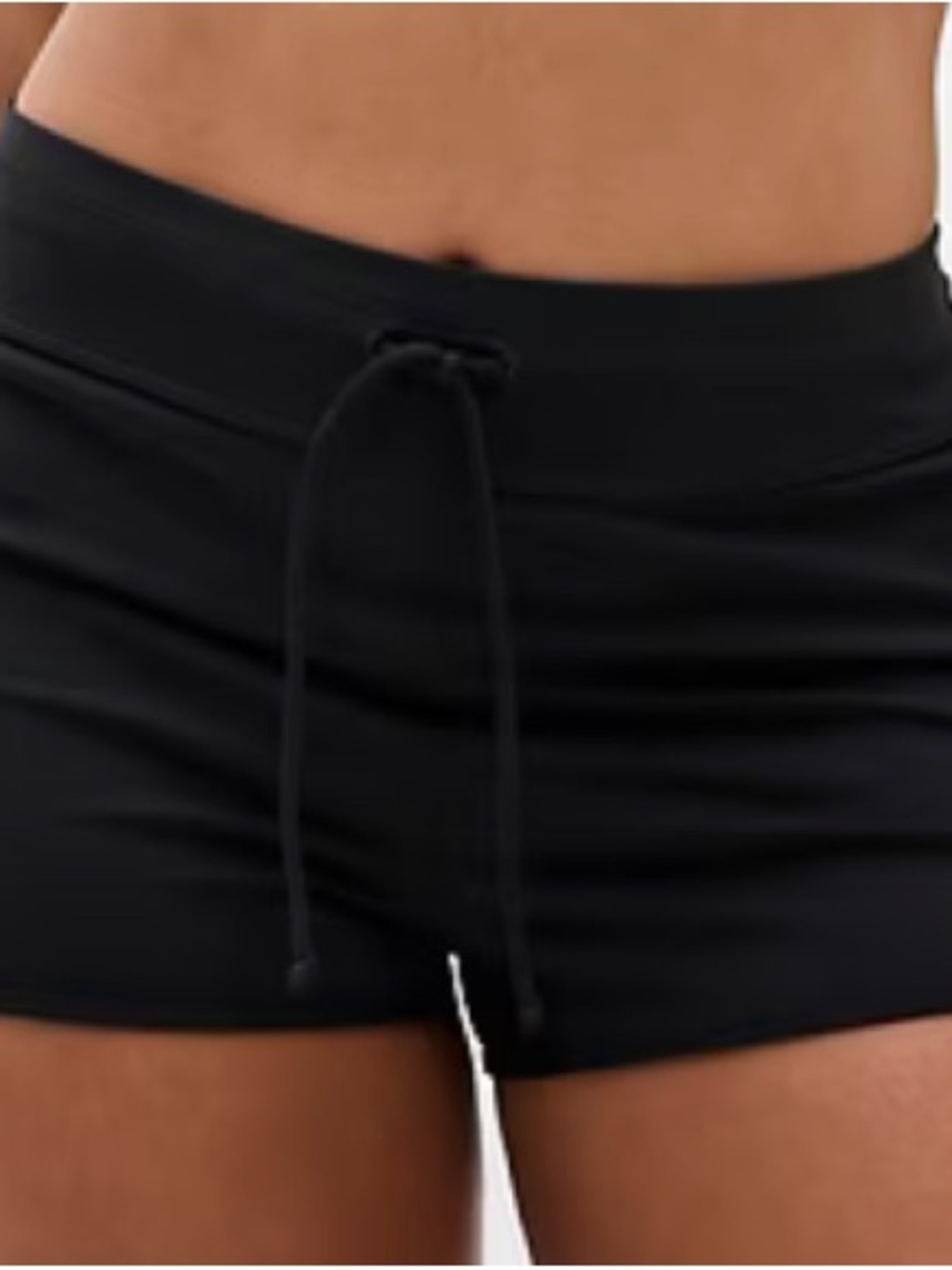 Athleta Black Surge Swim Shorts